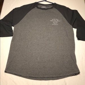 Vans 3/4 Length Baseball Tee
